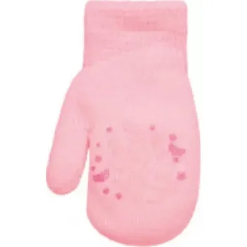 Rukavice Dívčí rukavice Unicorn R-124DB - 14 / světle růžová