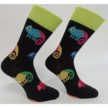 Dámské oblečení Dospělé ponožky Leon - 37-41 / černá