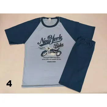 Chlapecké pyžamo Chlapecké pyžamo Motorcycle krátké - 146 / modrá / 4