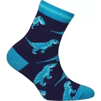 Chlapecké ponožky T - Rex - 29-33 / modrá