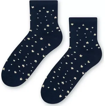Dámské punčochy Dámské ponožky Lurex Stars - 35-37 / tmavě modrá