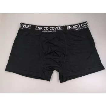 Boxerky Pánské bavlněné boxerky EB 1709 - XL / černá
