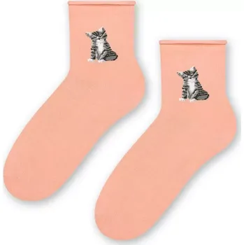 Dámské punčochy Dámské ponožky Lady Cat II - 38-40 / pudrově růžová