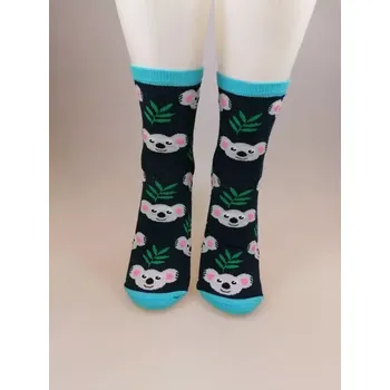 Dámské ponožky Dámské ponožky s koalami - 37-41 / tmavě modrá