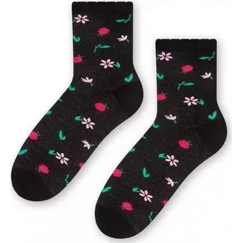Dámské punčochy Dámské ponožky Flora - 38-40 / černá