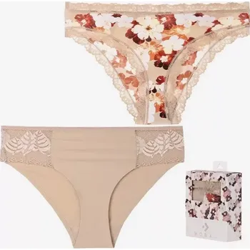 Kalhotky Dámské kalhotky Tagetes - 2 kusy - XL / béžová