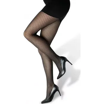 Dámské punčochy Dámské punčochy Silvia 40 DEN - 5 (XL) / černá