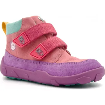Dětská móda Affenzahn Barefoot dětské kotníkové boty – Low Boot Leather Friendy Owl Velikost: 30