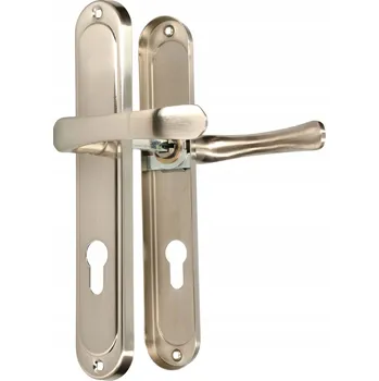 Dveřní kování Dveřní klika 72mm dlouhá hřídel pro vložku - zámek s cylindrickou vložkou \ 72 mm