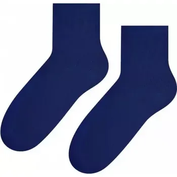 Dámské ponožky Dámské jednobarevné ponožky 037 - 38-40 / tmavě modrá