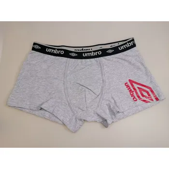 Boxerky Pánské bavlněné boxerky 5121 - M / světle šedý melír