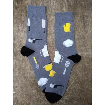 Pánské ponožky Pánské ponožky Kuchař - 42-46 / šedá