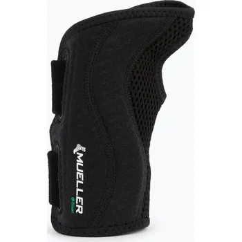 Ortéza na levé zápěstí Mueller Fitted Wrist Brace černá 86272
