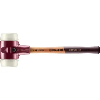 Palice Kladivo s měkkým čelem simplex nylon 80mm halder 3008.080