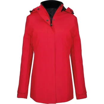 KARIBAN VINTAGE PARKA K6108 / Dámská zimní bunda - red XS