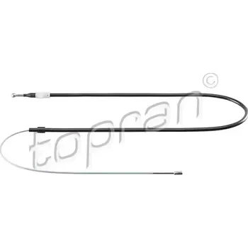 Lanko parkovací brzdy TOPRAN Tažné lanko parkovací brzdy TPR 114 453
