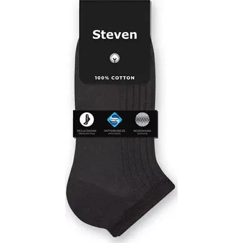 Pánské ponožky Pánské antibakterální ponožky 042 - 44-46 / tmavě šedá