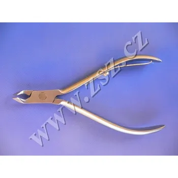 Štipky postranní na kůži 10 cm s pružinou