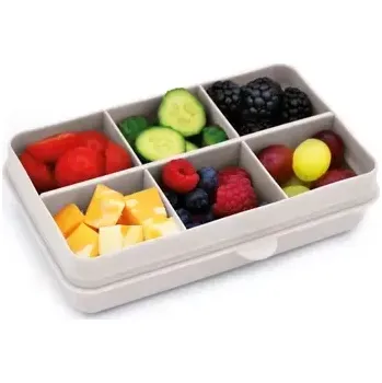 Svačinový box Melii Snackle Box krabička na svačinu mini - Luxe béžová 684 ml