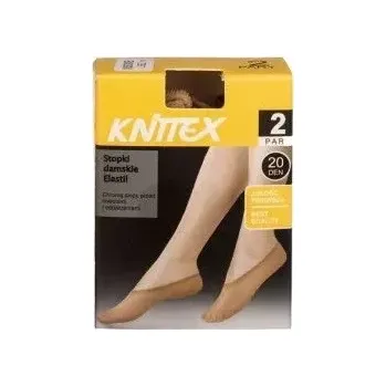 Dámské punčochy Dámské ťapky Elastil 20 den - 2 páry - Uni / tělová