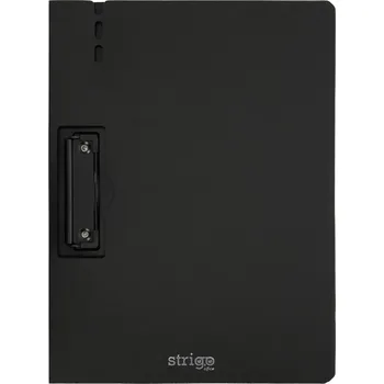 Dvojdeska STRIGO A4 s bočním klipem - černá AKCE
