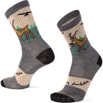 Pánské ponožky Moose Merino ponožky BESKYD DEER Barva: Šedá, Velikost: XL