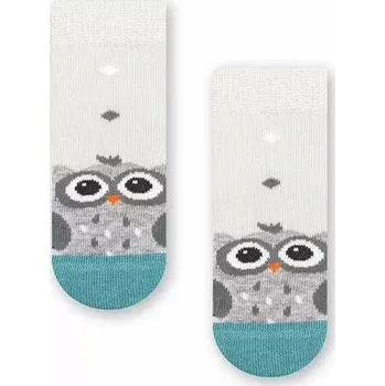 Kojenecké ponožky Sovička - 11-13 / světle šedá