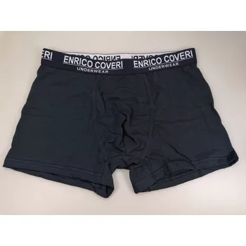 Boxerky Pánské bavlněné boxerky EB 1709 - 2XL / tmavě modrá