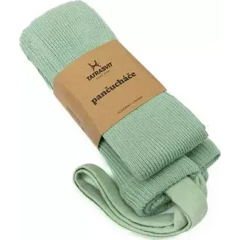 Dámské punčochy Kojenecké 100% bavlněné punčocháče Ducika - 60 / světle zelená