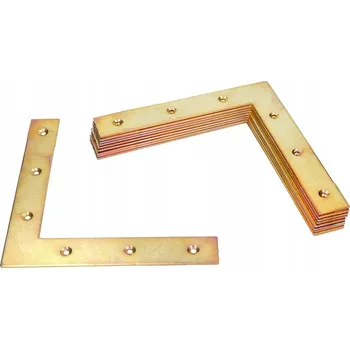 Tesařské kování Rohový konektor okna 200x30 - 10 ks. - 200x200x30 mm