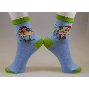 Dámské ponožky Dámské ponožky Slepička - 38-40 / světle modrá