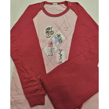 Dívčí pyžamo Dívčí pyžamo Pictures dlouhé - 158 / růžová/malinová