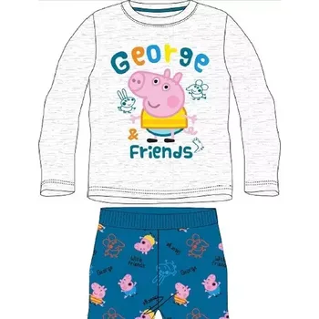 Chlapecké pyžamo Chlapecké pyžamo George Pig - 116 / světle šedá