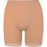 Dámské kalhotky - šortky s krajkou - 3XL / béžová