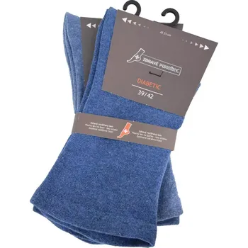 Dámské ponožky Pánské/dámské ponožky Diabetic 311 - 35-38 / pacyfic (šedo-modrá)