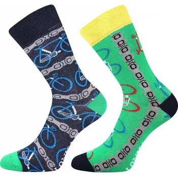 Chlapecké nestejné ponožky Kolo - 20-24 / zelená