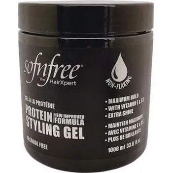 Stylingový přípravek Stylingový gel SOF'N FREE Protein 1000 ml / 500 ml Objem: 946 ml