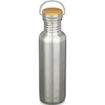 Nerezová lahev KLEAN KANTEEN Reflect w/Bamboo Cap - brushed stainless 800 ml