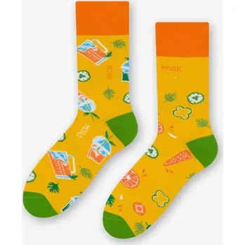 Dámské ponožky Dámské nestejné ponožky Juice - 39-42 / žlutá