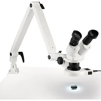 Mikroskop Osvětlení stereo mikroskopu s pružným ramenem 10x/20x eschenbach