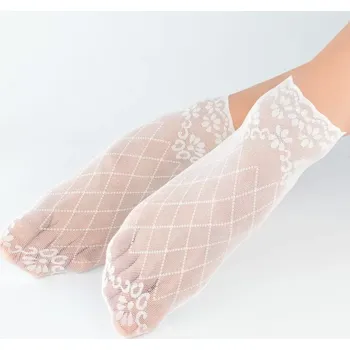 Dámské punčochy Dámské ponožky SN034 - 36-41 / bílá