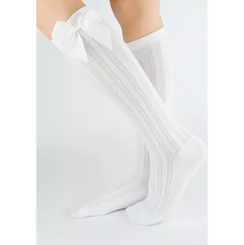 Dámské punčochy Dívčí podkolenky SB109 - 0-6 měsíců / bílá