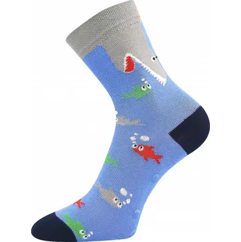 Dětské ponožky Woodik ABS - 30-34 / světle modrá