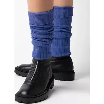 Dámské punčochy Dámské bavlněné štulpny 092 - fialová