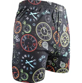 Pánské spodní prádlo Pánské trenýrky Hodiny - XL / černá