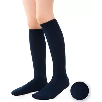 Dámské punčochy Dětské podkolenky Steven 072 - 29-31 / tmavě modrá