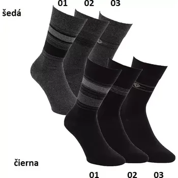 Pánské ponožky Pánské ponožky Morfeus - 39-42 / černá (01)