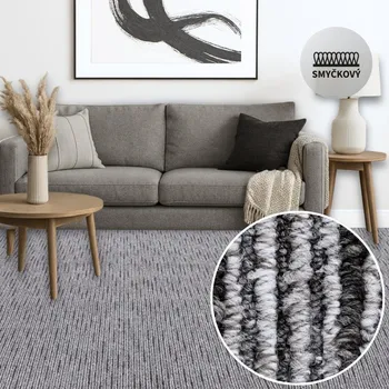 Koberec Metrážový koberec Breno GENEVIA 79 Označení šíře role: 4 m