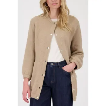 Dámský svetr MONARI VERONA dámský kardigan tmavě béžový zapínání na druky