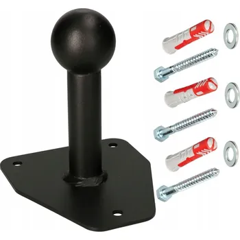 Dveřní kování Háček na kolo s kuličkou pro cyklistické plošiny fi50